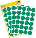 ZWECK ETIKETTEN (18MM, 96st (ROND), GROEN)