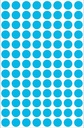 ZWECK ETIKETTEN (8MM (ROND), BLAUW)
