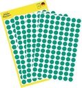 ZWECK ETIKETTEN (8MM (ROND), GROEN)
