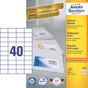 ZWECK ETIKETTEN INKJET-LASER-KOPIE (52.5X29.7MM)