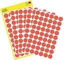 ZWECK ETIKETTEN (12MM (ROND), ROOD)