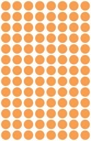ZWECK ETIKETTEN (8MM (ROND), FLUO ORANJE)