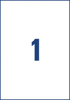 ZWECK WEERVASTE ETIKETTEN LASER (A4)