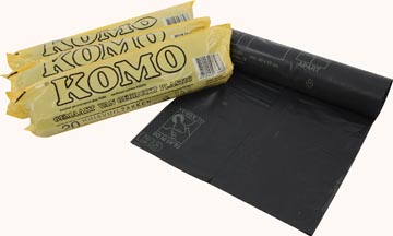 KOMO VUILNISZAK GRIJS 20X