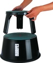 ROLKRUK PREMIUM, UIT METAAL, ZWART