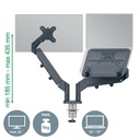 LEITZ ERGO MONITOR+LAPTOPARM