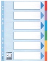 VERDEELKAARTEN KARTON A4 6 TABS/VOORBLAD