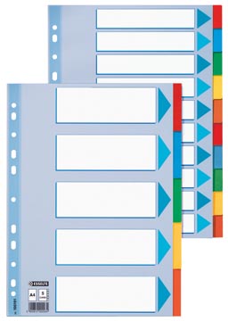 VERDEELKAARTEN KARTON A4 6 TABS/VOORBLAD