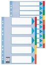 VERDEELKAARTEN KARTON A4 6 TABS/VOORBLAD