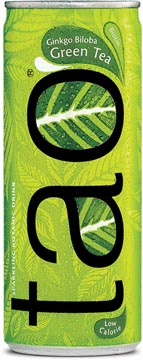 TAO BOTANIC GREEN TEA, BLIK VAN 25cl, PAK VAN 24st
