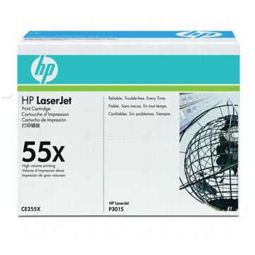 HP 55X TONER P3010/P3015 ZWART