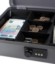 CASH BOX 30CM MET CODE