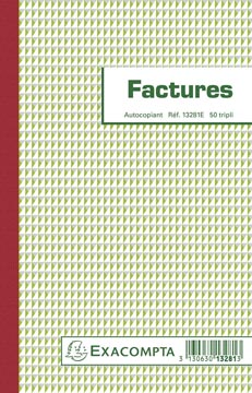 FACTURENBOEK (210X135MM, TRIPLI, FRANS)