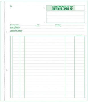 BESTELBONBOEK (3-VOUD 21X18CM NCR)