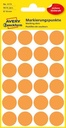 ETIKETTEN ROND (FLUO ORANJE, 96, 18)