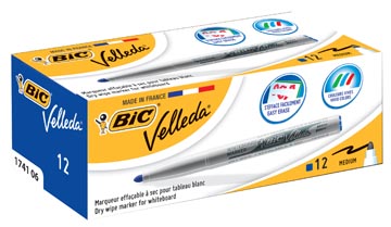 BIC WITBORDSTIFT (BLAUW (1), RONDE PUNT)