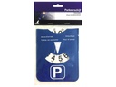 PARKEERSCHIJF BLAUW conform Belgische wet