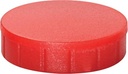 10 ST MAGNEET DAHLE (24MM, ROOD)