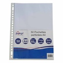 Geperforeerde showtassen A4 55micron 50 Stuks