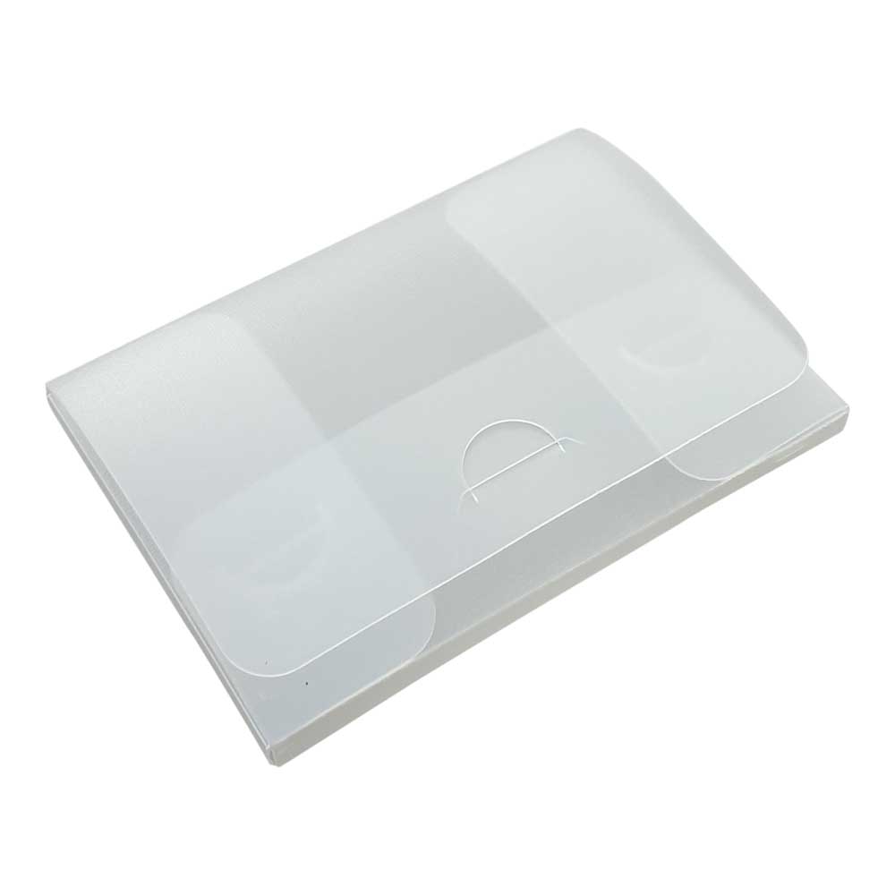 BOX PP VISITEKAART 70X100X7MM TR.