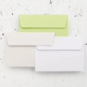 OMSLAGEN 20 STUKS (114X162MM, WIT)