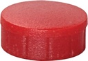 10 ST MAGNEET DAHLE (13MM, ROOD)