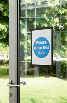 Informatiekader DURAFRAME® A4 -zelfklevend - donkerblauw