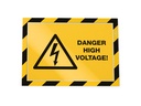 Informatiekader DURAFRAME® SECURITY A4 - zwart/geel