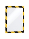 Informatiekader DURAFRAME® SECURITY A4 - zwart/geel