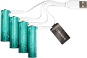 Q-CONNECT USB-C BATT AA BL4