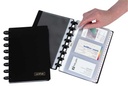 CARD-EX BOEK 20PP ZWART A-Z