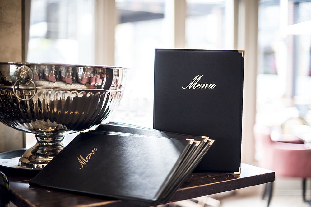 MENU CARD CLAS.RANG. WITH 1 DOUBLE INSERT