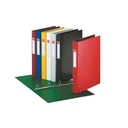 KLASSEEUR 4RINGEN + ETIKETHOUDEE PVC (GROEN)