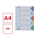 VERDEELKAARTEN KUNSTSTOF A4 (5)