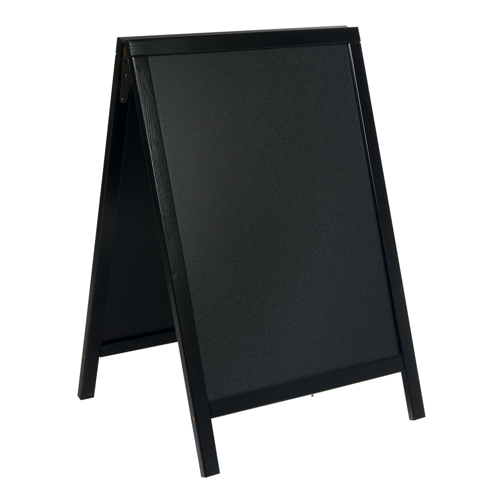 STOEPBORD DUPLO ZWART 55X85