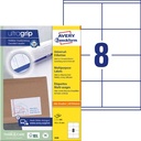 ZWECK ETIKETTEN INKJET-LASER-KOPIE (105X70MM)