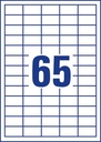 ZWECK ETIKETTEN INKJET-LASER-KOPIE (38X21.2MM)
