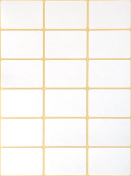 DOOS ZWECK.ETIKETTEN 38X24MM