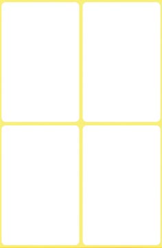 ZWECK ETIKETTEN (54X35MM, WIT)