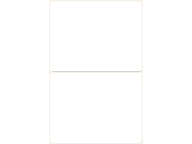 ZWECK ETIKETTEN (77X59MM, WIT)