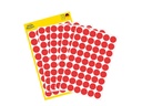 ZWECK ETIKETTEN (12MM (ROND), ROOD)