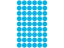 ZWECK ETIKETTEN (12MM (ROND), BLAUW)