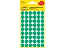 ZWECK ETIKETTEN (12MM (ROND), GROEN)