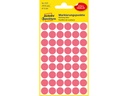 ZWECK ETIKETTEN (12MM (ROND), FLUO ROOD)