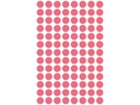 ZWECK ETIKETTEN (8MM (ROND), FLUO ROOD)