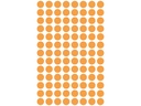ZWECK ETIKETTEN (8MM (ROND), FLUO ORANJE)