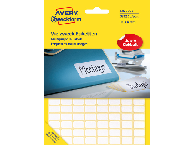 ZWECK ETIKETTEN (13X8MM, -)