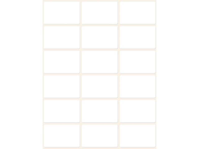 DOOS ZWECK.ETIKETTEN 38X24MM
