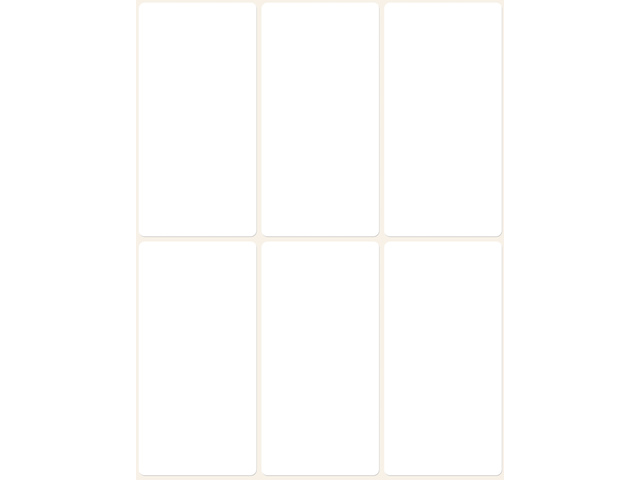 ZWECK ETIKETTEN (76X39MM, -)