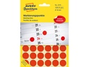 ETIKETTEN ROND (ROOD, DOOS, 18)
